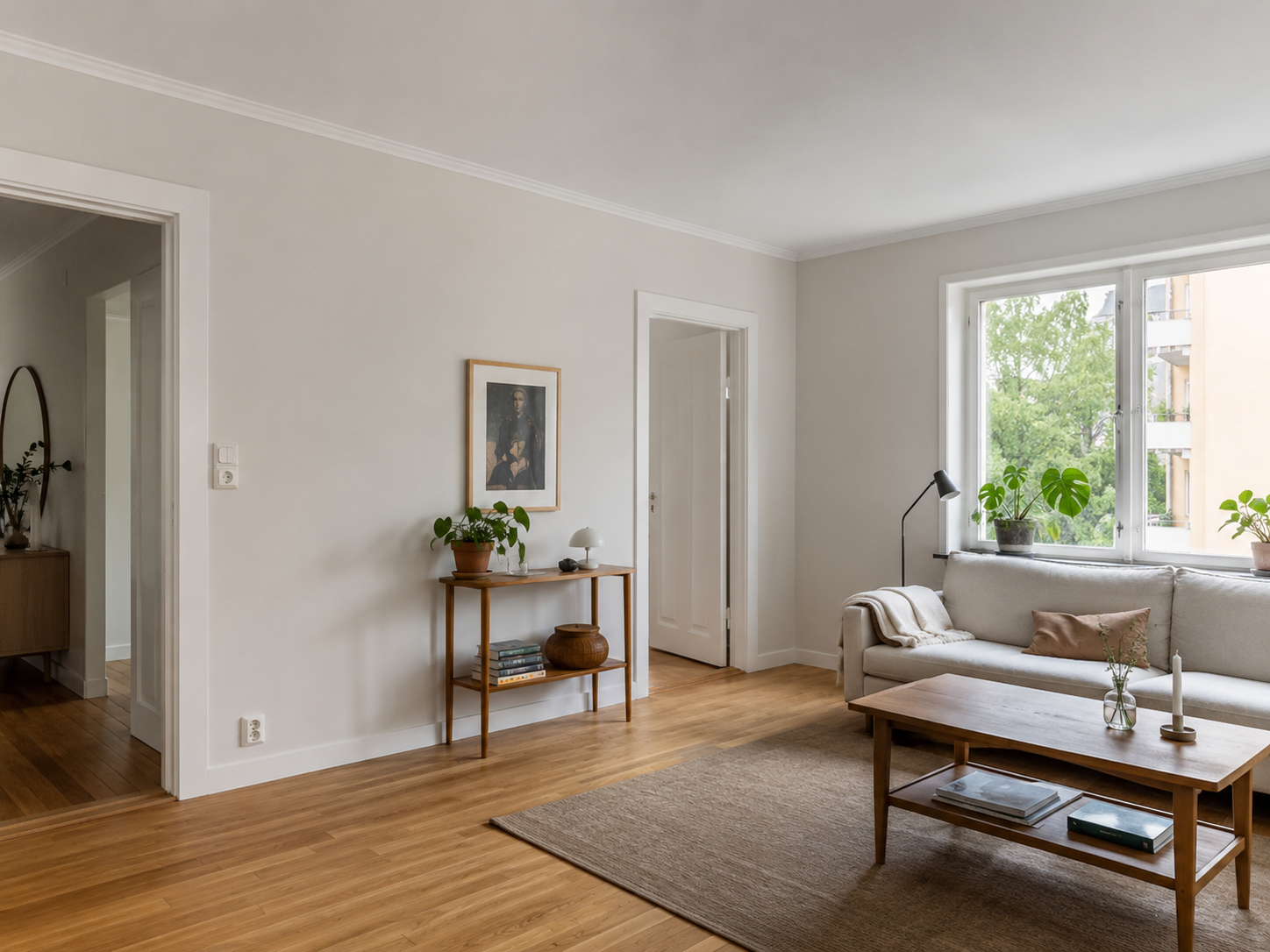 Invändig målning i hemmet i Stockholm